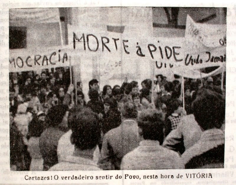25 de abril manifestacao Tomar 1.o maio