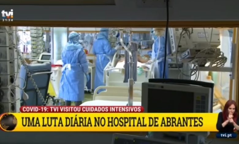 TVI emite reportagem sobre hospital Covid em Abrantes abrantes hospital