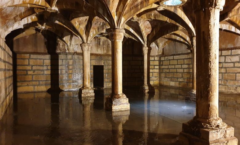 Vai ser possível visitar uma das cisternas do Convento de Cristo cisterna convento 1432 4869197444153344000 o