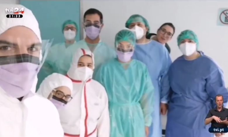 TVI emite reportagem nas urgências covid do hospital de Santarém (c/ vídeo) hospital santarem covid TVI