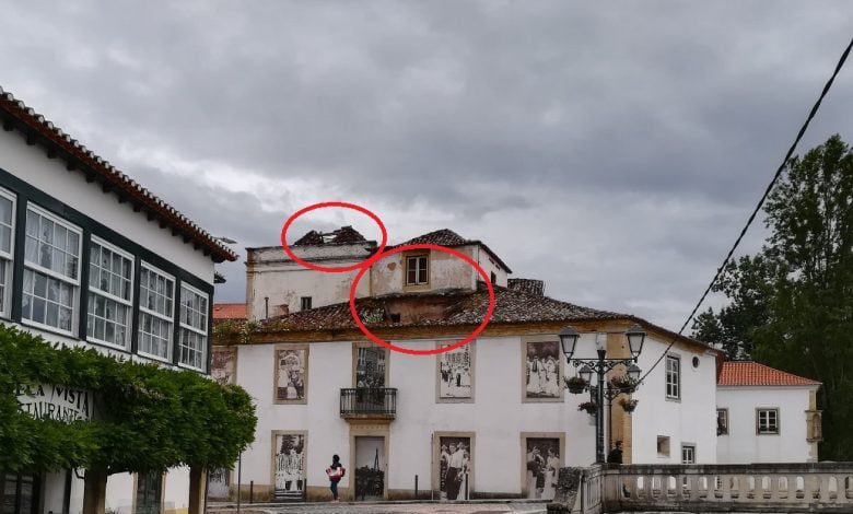Telhado do Convento de Santa Iria continua a ruir convento de santa iria IMG 20200514 141430