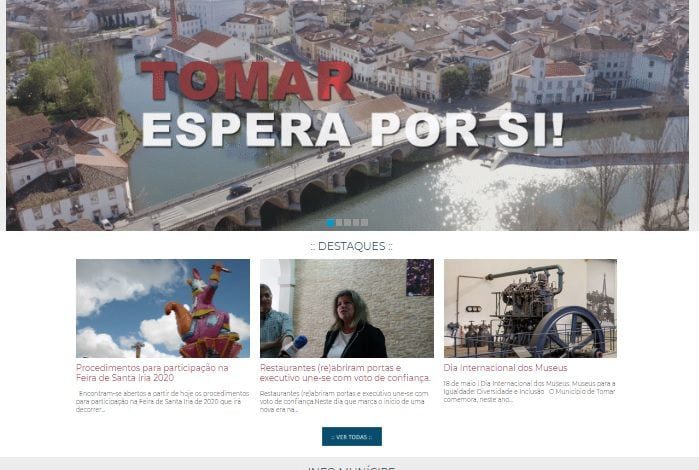 Câmara: novo site, a mesma (falta de) informação site cmt
