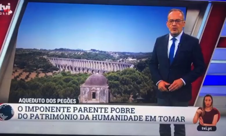 Reportagem sobre o aqueduto dos Pegões passa na TVI aqueduto tvi