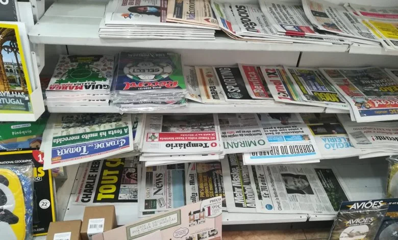 Capas dos jornais locais e regionais jornais imprensa jornal IMG 20200924 100907