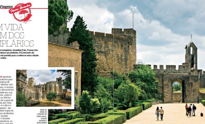 Tomar em destaque na revista Sábado templ
