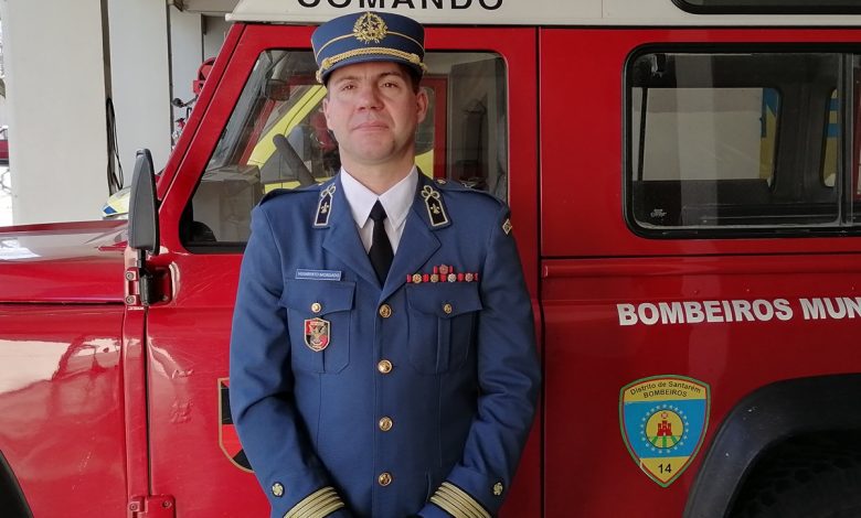 Novo comandante quer mais e melhores bombeiros e equipamentos (c/ audio) novo comandante dos bombeiros de Tomar Humberto Morgado IMG 20210102 111353