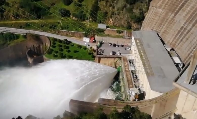 Barragem de Castelo do Bode: começaram as descargas barragem bode