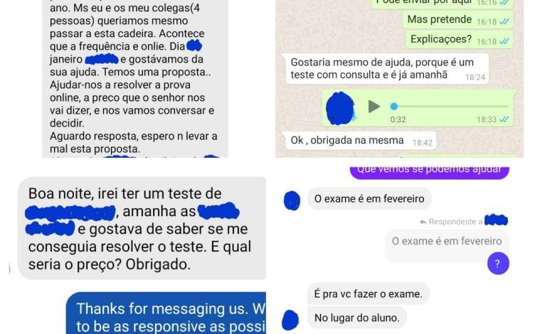 Explicador de Tomar recebe propostas para fazer exames online no lugar dos alunos exam