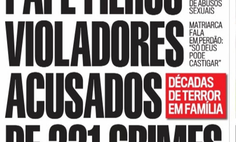 Pai e filhos violadores acusados de 331 crimes em Tomar pedofil casais cm