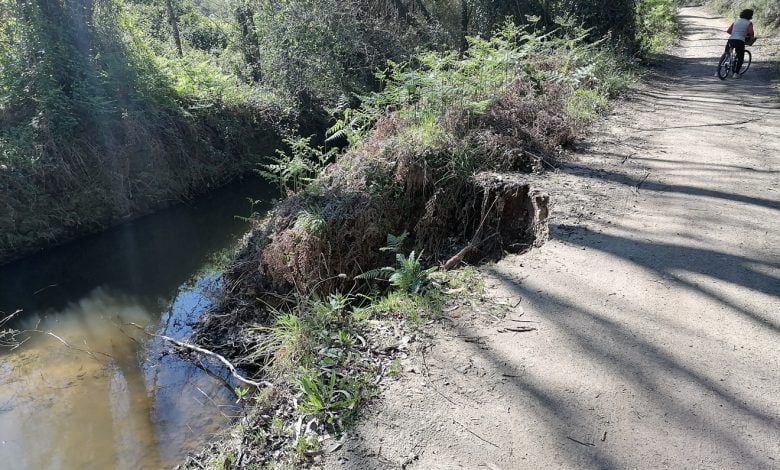 Perigo junto à barragem do Carril IMG 20210321 101449