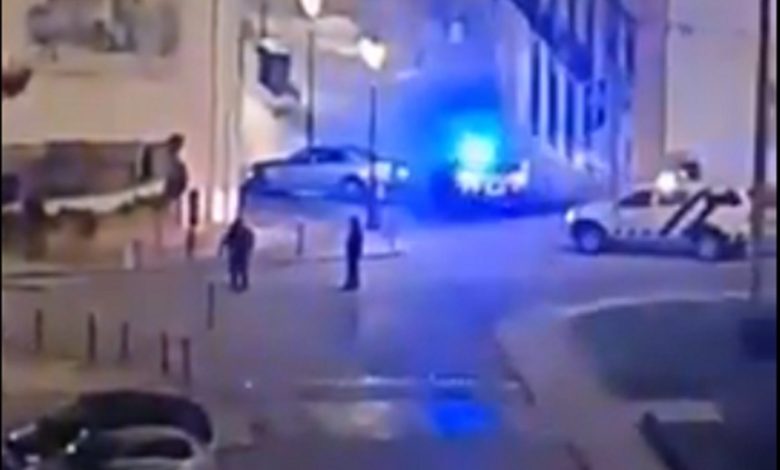 Carro despista-se na av. Marquês de Pombal (c/ vídeo) despiste acid scaled 1