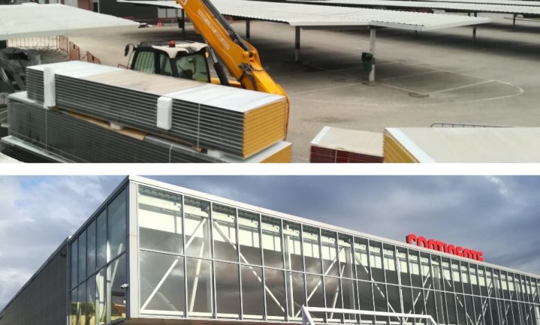 Duas superfícies comerciais em obras ao mesmo tempo hiper