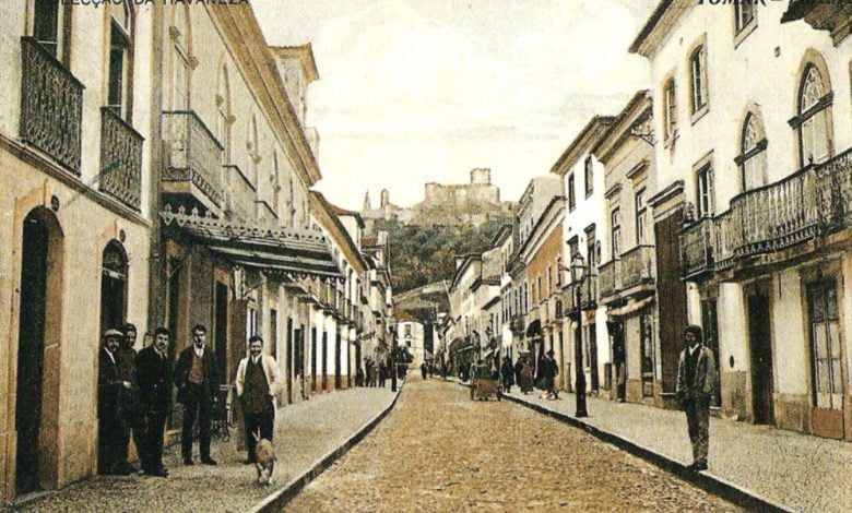 Tomar tem iluminação pública elétrica há 120 anos Thomar corredoura 1910 1920