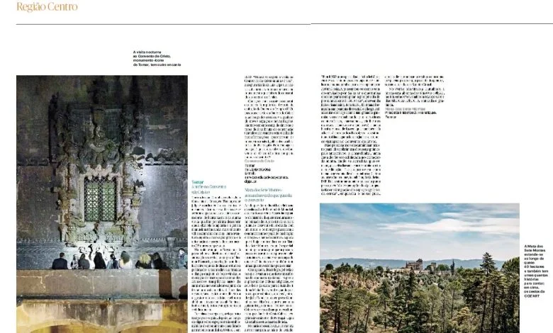Suplemento Fugas destaca Convento de Cristo e Mata dos Sete Montes fugas publico