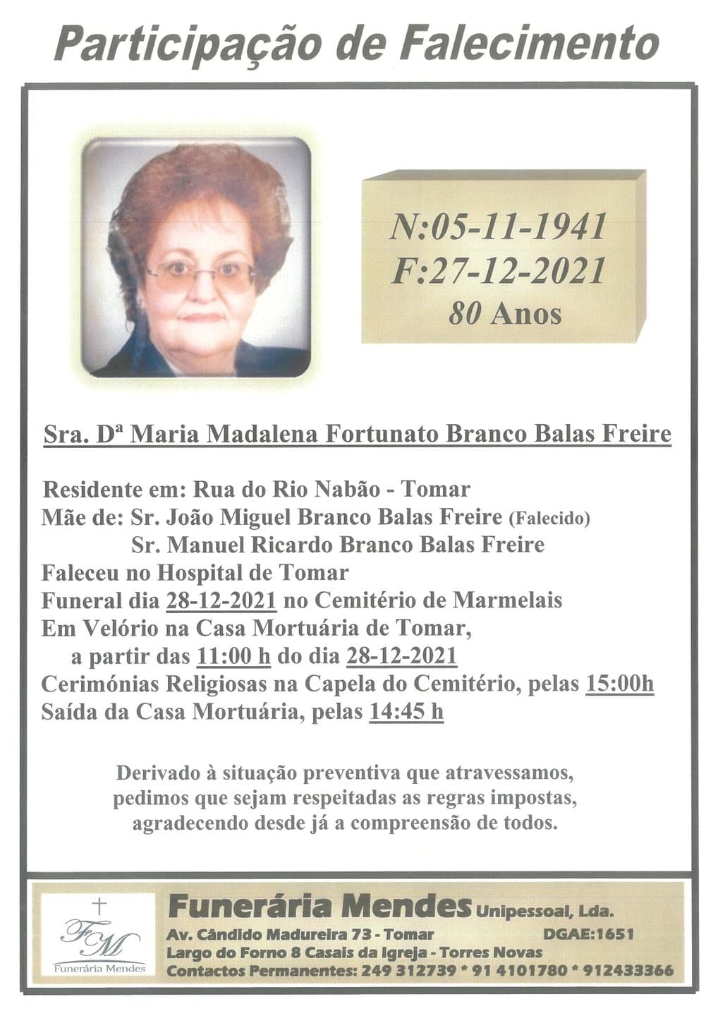 madalena balas