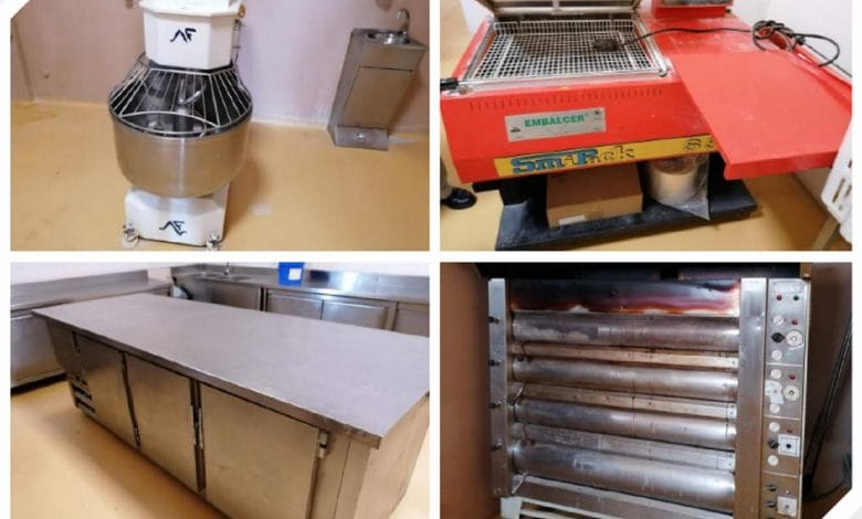 Recheio de padaria e pastelaria em leilão na Atalaia leilao