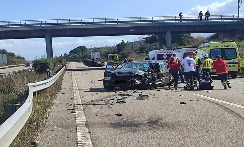 Acidente de ontem na A23 foi provocado por carro em contramão aciden TN