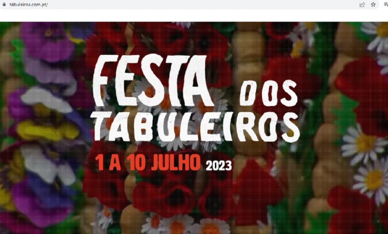 Festa dos Tabuleiros 2023 já tem novo site tabuleiros