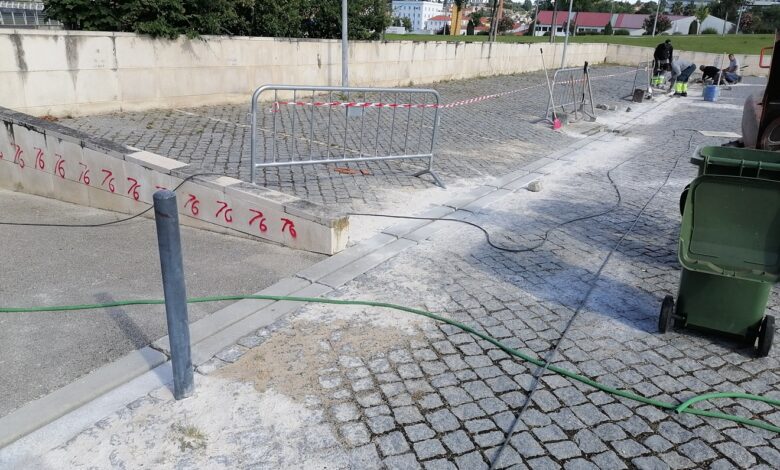 Câmara substitui grelhas de metal por estrutura em cimento grelhas IMG 20220630 092553