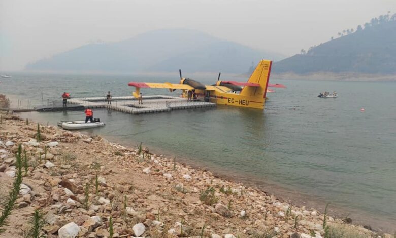 Avião de combate a incêndios ficou avariado no Lago Azul (c/ fotos) aviao 3675826 5761981932020887130 n