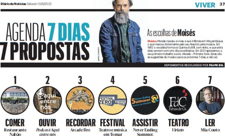 As escolhas de Carlos Moisés, dos Quinta do Bill moises Copia