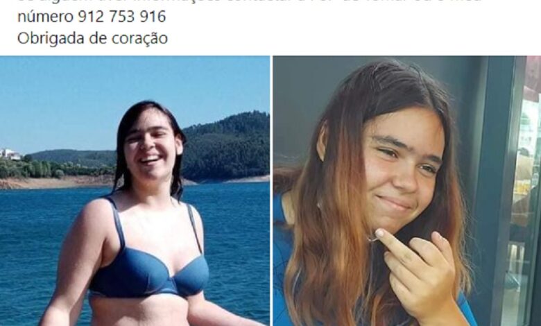 Jovem de Tomar que estava desaparecida foi encontrada em Ovar apelo 789