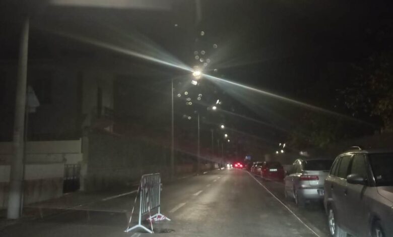 Perigo no meio da estrada em duas ruas de Tomar IMG 20221107 WA0003