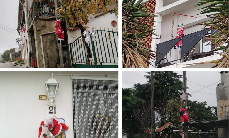 Pai Natal pendurado nos locais mais inusitados (c/ fotos) pai natal
