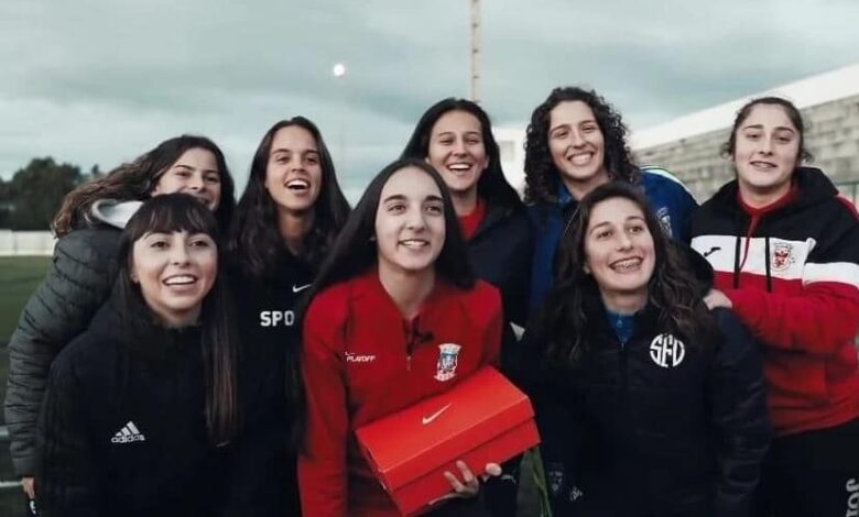 Surpresa e emoção para jogadora da Escola de Futebol de Tomar rita lourenco futebol 40729050638 3351164046031460952 n