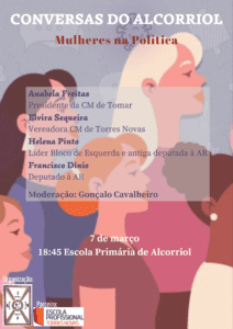7 3 Cartaz Conversas no Alcorriol Mulheres na politica