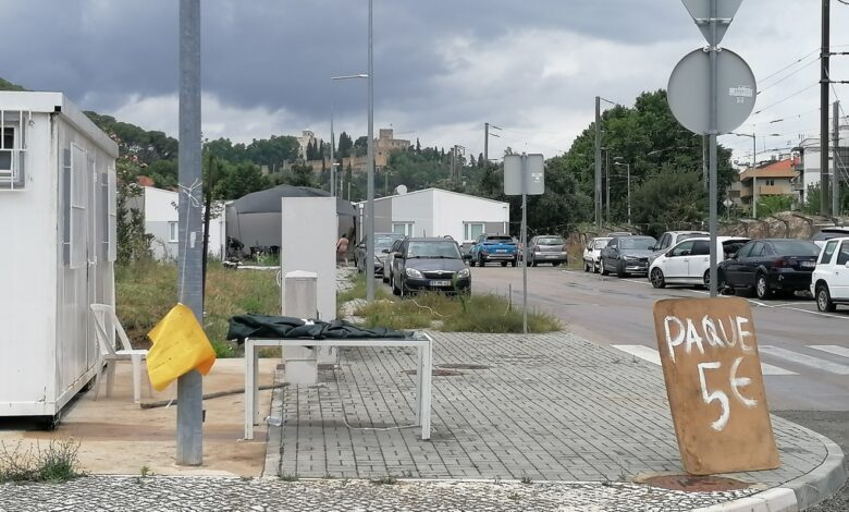 Ciganos também aproveitam a festa para fazer negócio estacionam IMG 20230708 140355