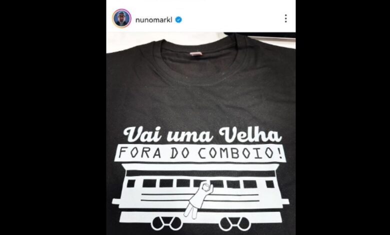 Nuno Markl promove T-shirt desenhada em Tomar t shirt