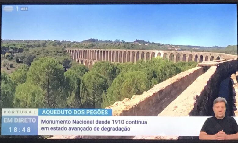 Reportagem da RTP denuncia estado de degradação do Aqueduto dos Pegões aqueduto pegoes 823086 8318062589561225281 n