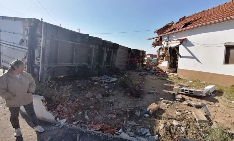 Lembra-se deste acidente? Veja como ficou a casa mais de um ano depois despiste EN110 IMG 20231125 115236