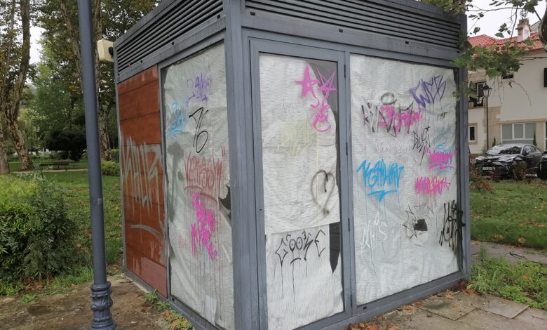 PSP identifica jovens suspeitos de pichagens em Tomar graffitiIMG 20231101 092827