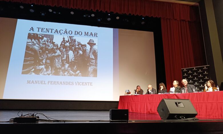Livro “A Tentação do Mar” apresentado no Entroncamento Aspeto da sessao de apresentacao