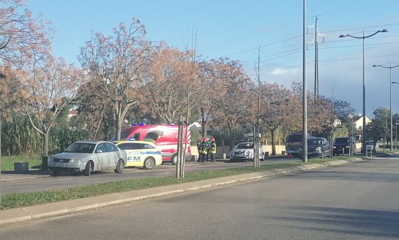 Mulher atropelada na passadeira e projetada vários metros IMG 20240105 161543