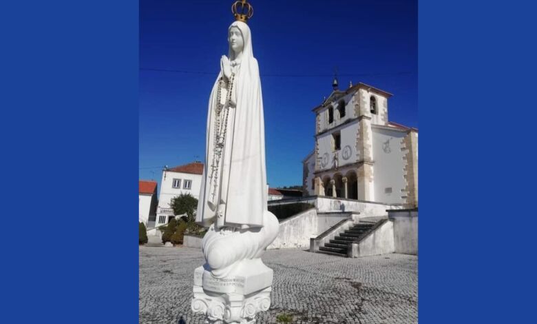 Imagem de Nª Srª de Fátima roubada pela segunda vez na sra areias 6568507 4341803665875544683 n