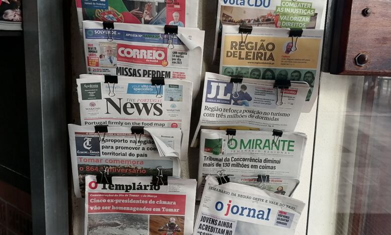 Capas dos jornais locais e regionais jornais imprensa IMG 20240303 173122