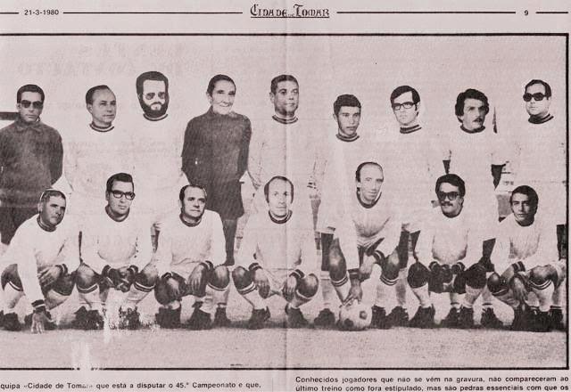 Era assim a ‘equipa’ do “Cidade de Tomar” há 45 anos jornal cidade de Tomar 1980