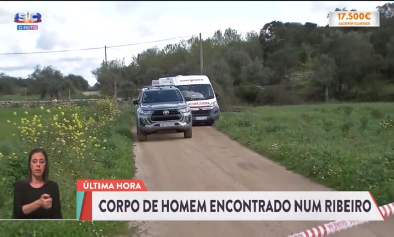 Brasileiro encontrado morto numa ribeira em Ourém ourem