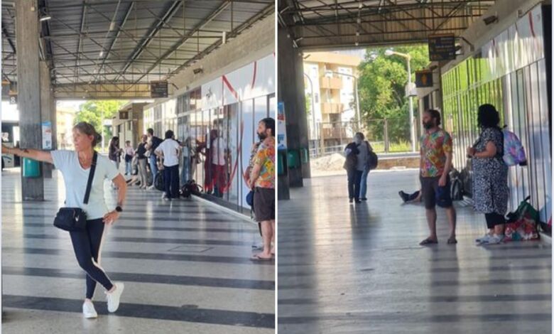 Passageiros da Rodoviária sem sala de espera nem casas de banho rodoviaria