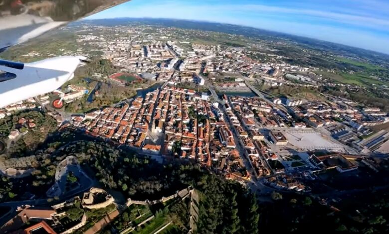 Nos céus entre Tomar e o Agroal (c/ vídeo) tomar aereo aviao