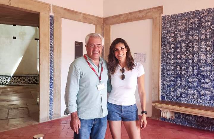 Atriz Daniela Ruah visita Convento de Cristo FB IMG 1719219460502