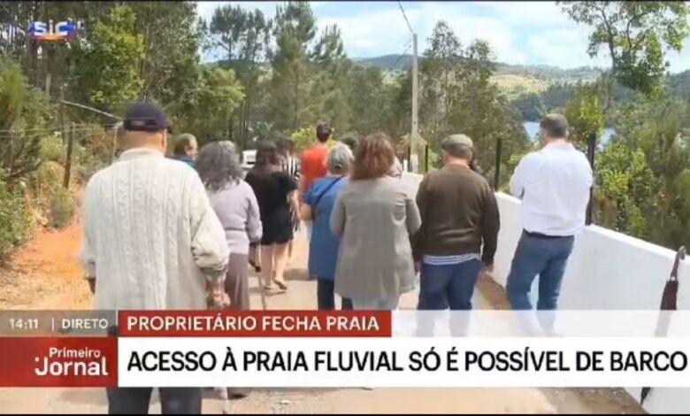 População revoltada com fecho do acesso à praia fluvial de Alverangel praia alverangel 1957265830 777233143 n