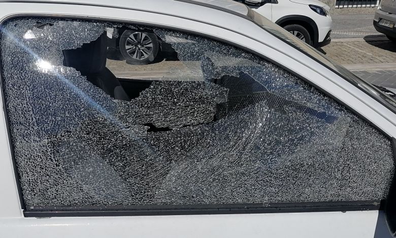 Carro de jornalista foi vandalizado carro vidro IMG 20240711 170402