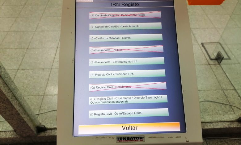 Tratar do cartão do cidadão ou do passaporte é impossível no Registo Civil de Tomar registo civil IMG 20240730 120856
