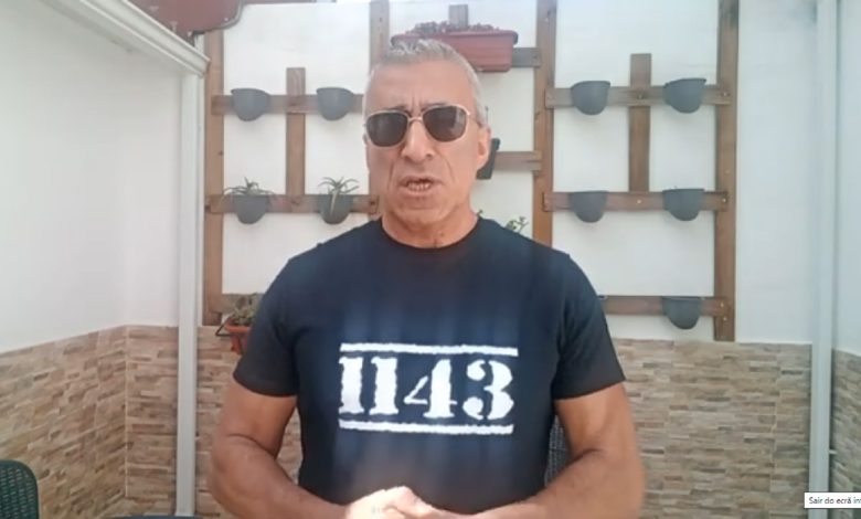 T-Shirt com propaganda suspende transmissão de reunião chega