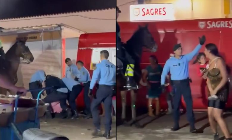 GNR detém homem de 49 anos após desacatos na feira da Golegã (c/ vídeo) golega gnr