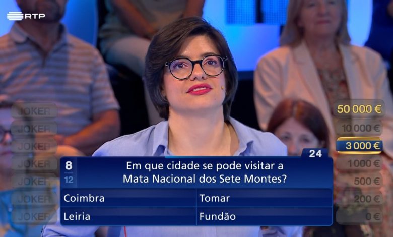 Tomar foi tema de pergunta no concurso Joker (RTP) joker mata